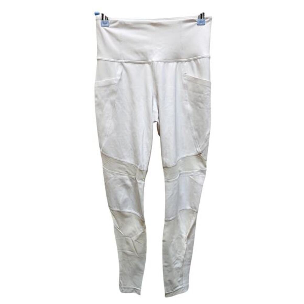 Athleta white Mesh Leggings with pockets - Picture 2 of 3